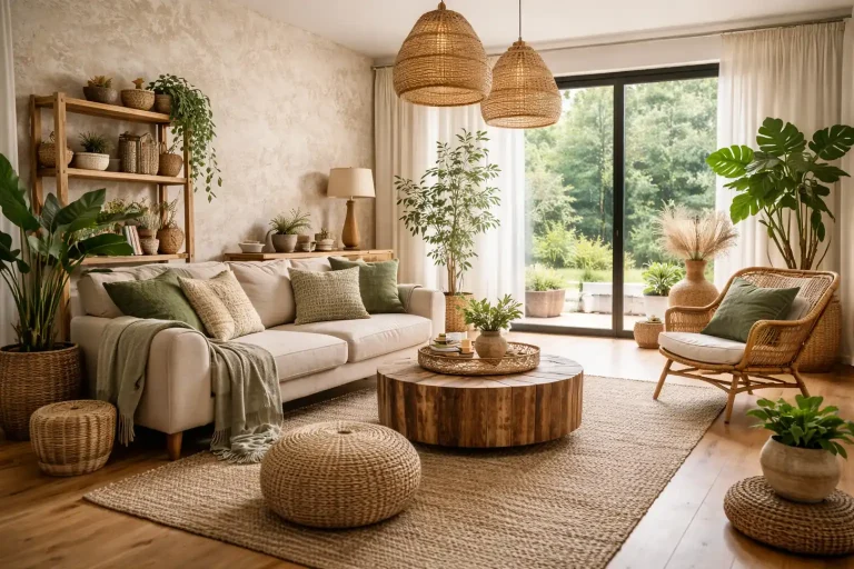 Comment intégrer un mur en chaux texturée dans un salon contemporain ?